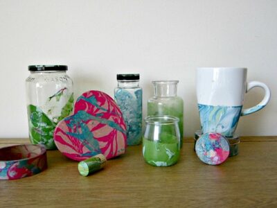 Nail-Polish Marbling Image